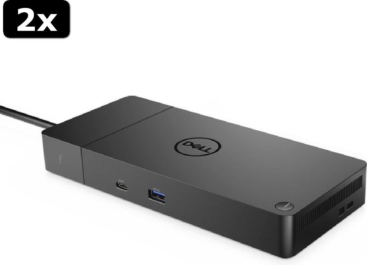 2x Dell Thunderbolt Dock WD19TBS Dockingstation USBC / Thunderbolt