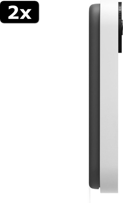 PoweLyt 2 pakken voor Ring batterij 6040mAh vervanging deurbel batterij en 3-kanaalslader station Compatible with Video Doorbell 2/3/4/3 Plus,Stick Up Cam/Solar(all gens),Peephole Cam,Floodlight Wired