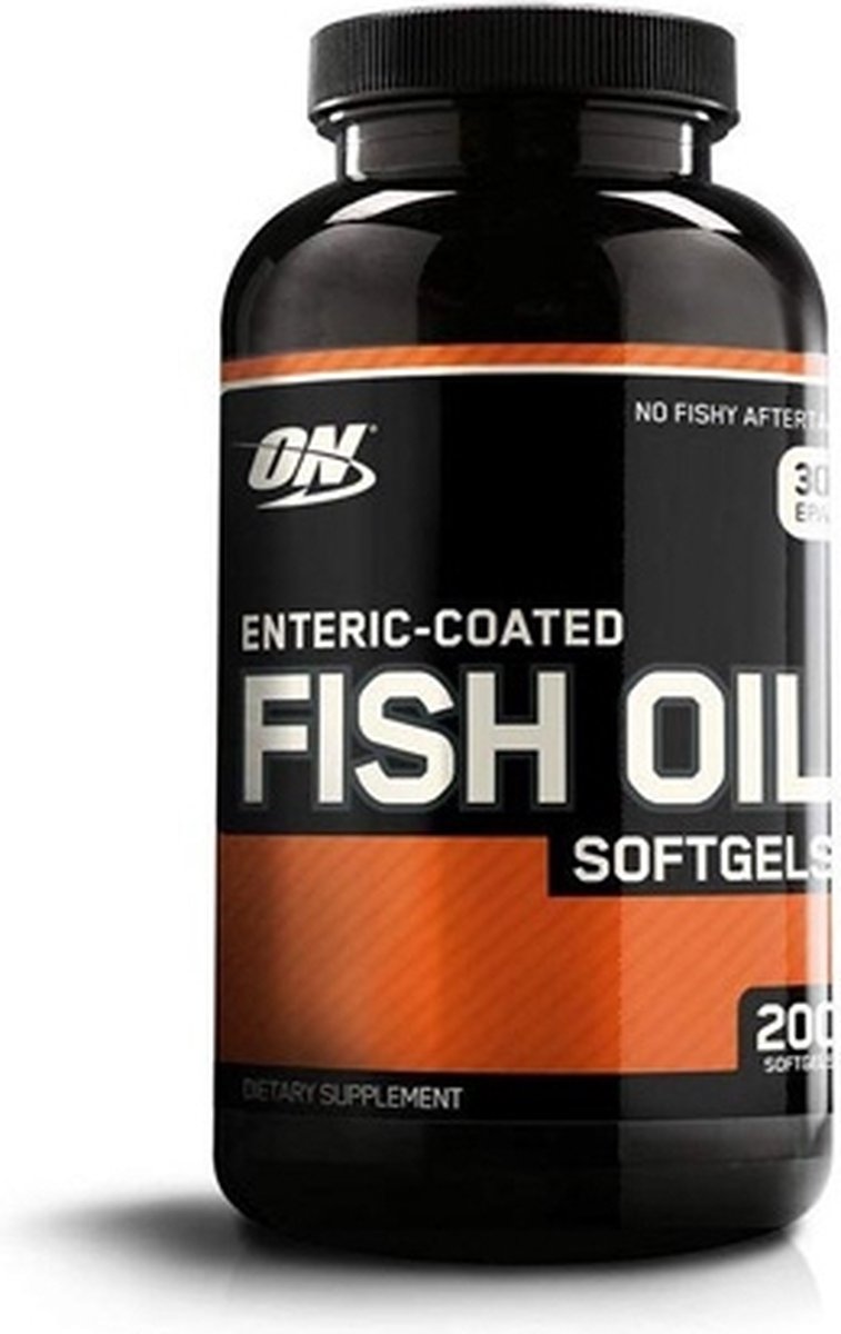 Optimum Nutrition Fish Oil - Omega 3 Visolie - Voedingssupplement - 200 ...