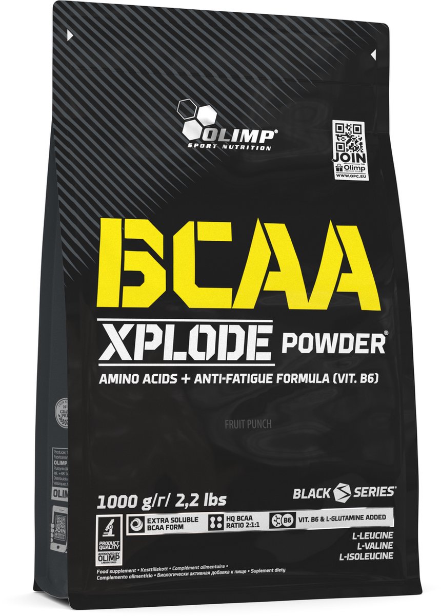 Goedkoopste Olimp supplements BCAA Xplode - 1000 gram - Fruit Punch