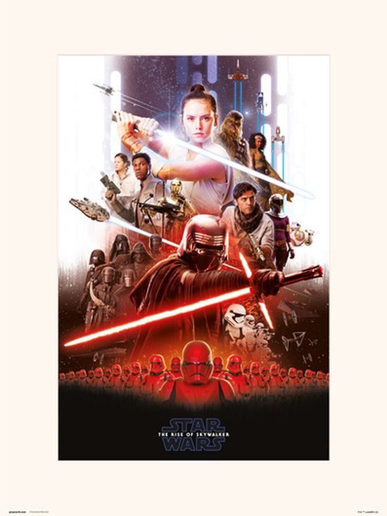 Star Wars The Rise of Skywalker - Art Print 30x40 cm