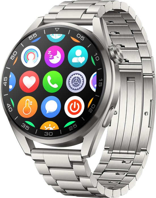 Belesy® MANILA Smartwatch Heren Smartwatch Dames Horloge 1.35