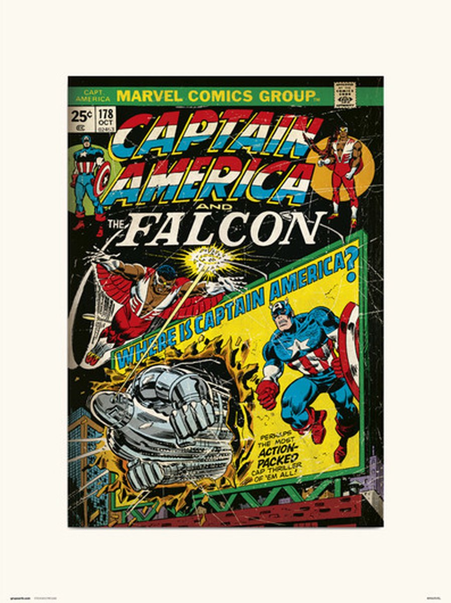 Grupo Erik MARVEL CAPTAIN AMERICA 178 - Art Print 30x40 cm