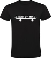 Skate of mind Heren T-shirt | skateboard | sport | halfpipe | Zwart