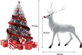 2 ensembles d'autocollants de fenêtre de Noël Grand sapin de Noël Moose Autocollants de Noël Fenêtre murale Autocollants décoratifs Porte amovible Vitrine de Noël en vinyle Boutiques de décoration de Noël