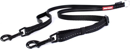 EzyDog Soft Touch Coupler Hondenriem - Looplijn hond - 35-60cm - Zwart