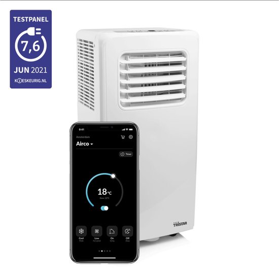Tristar smart airconditioner AC-5670 met Wi-Fi - Bestuurbaar met app en...