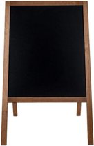 Agyco - Houten stoepbord - Model M - 100x60xm - dubbelzijdig en afwasbaar