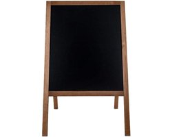 Agyco - Houten stoepbord - Model M - 100x60xm - dubbelzijdig en afwasbaar