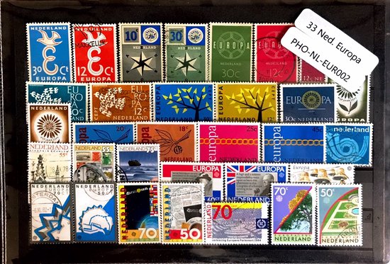 Paquet de timbres de Luxe (format A5) - collection de 33 timbres différents  de Ned.... | bol