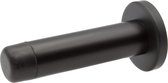 Deurstopper zwart - 70mm - Wandbevestiging
