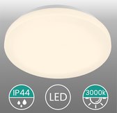 LED Badkamerlamp - Plafondlamp - IP44/20 - Ø25.5cm - 3000k warm wit - badkamerverlichting
