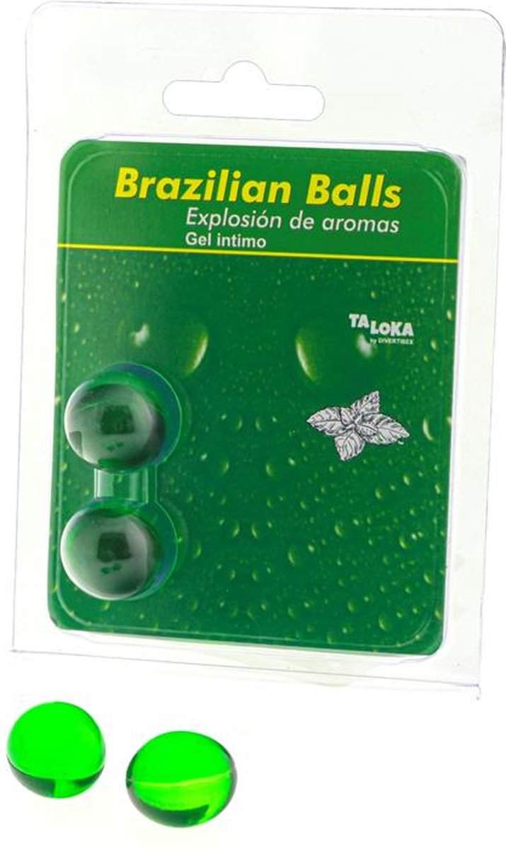 Set 2 Brazilian Balls Mint Aroma