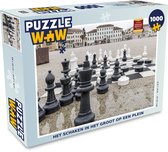 Puzzle Échecs à grande échelle dans un carré - Puzzle - Puzzle 1000 pièces adultes - Cadeaux Sinterklaas - Sinterklaas pour les grands enfants
