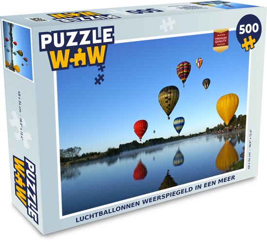 Puzzle Montgolfière - Water - Reflet - Puzzle - Puzzle 500 Pièces | bol