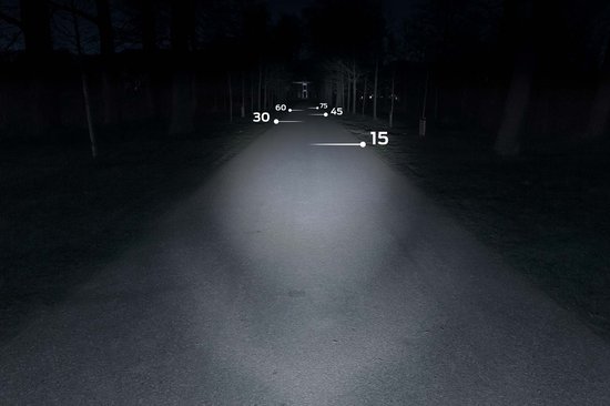 AXA Pico 30 T - Fietslamp voorlicht - LED Koplamp - Auto On Fietsverlichting - Steady - Dynamo - 30 Lux van AXA — afbeelding 3
