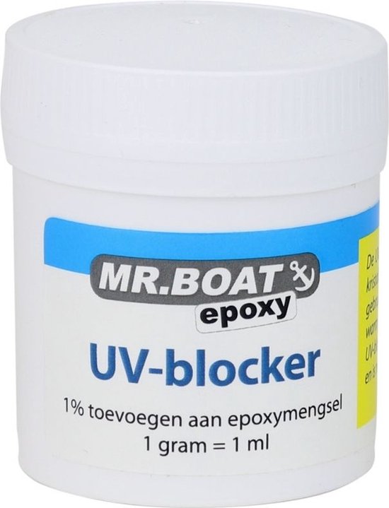 Mr.Boat Epoxy Giethars 25 - 1500 gram - Transparante Resin / Epoxyhars - Met UV blocker - Mengbekers - Handschoenen – Tongspatels - 