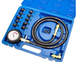 Oliedruktester / oliedrukmeter - verschillende adapters - Incl. koffer
