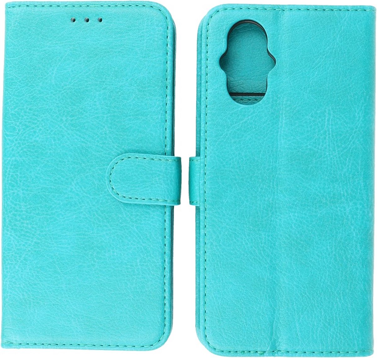 Oppo Reno 8 Lite Hoesje Book Case Portemonnee Telefoonhoesje - Groen