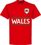 Wales Reliëf Team T-Shirt - Rood - 4XL