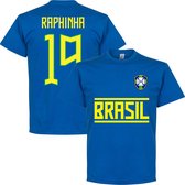 Brazilië Raphinha 19 Team T-Shirt - Blauw - XL