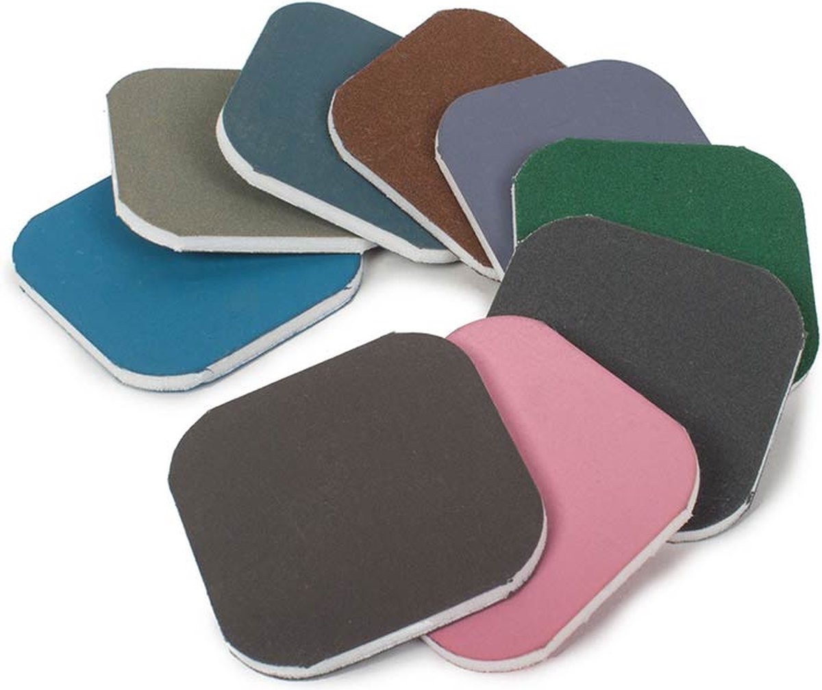 Micro Mesh soft touch pads StewMac SM3730 5x5cm set van 9 bol