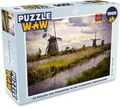 Puzzel Molen - Nederland - Water - Legpuzzel - Puzzel 1000 stukjes volwassenen