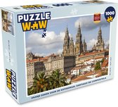 Puzzel Oranje daken voor de kathedraal Santiago de Compostela - Legpuzzel - Puzzel 1000 stukjes volwassenen