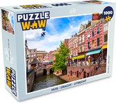 Puzzel Huis - Gracht - Utrecht - Legpuzzel - Puzzel 1000 stukjes volwassenen