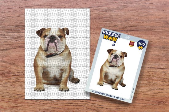 Puzzle Bulldog - Anglais - Marron - Puzzle - Puzzle 500 pièces -  Sinterklaas présente... | bol.com
