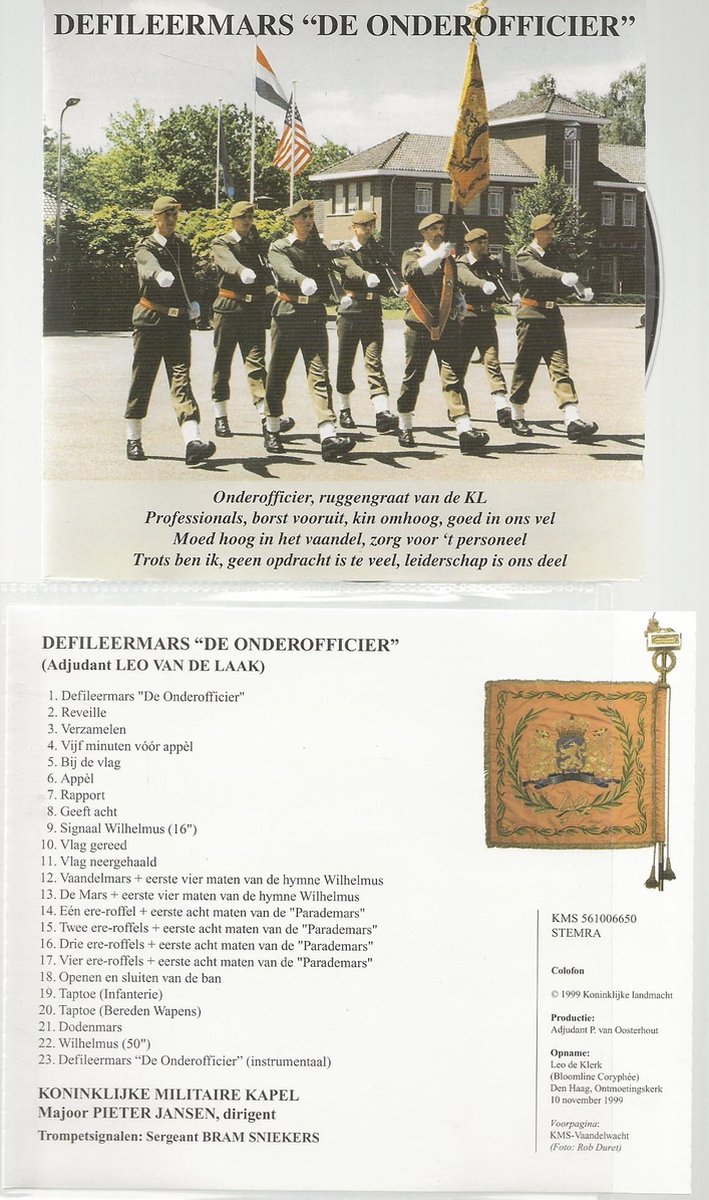 DEFILEERMARS DE ONDEROFFICIER