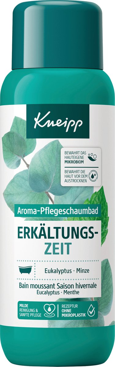 Kneipp Aroma-verzorgingsbadje, verkoudheid, eucalyptusmunt, 400 ml