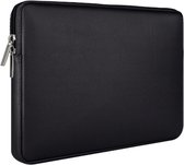 Luxe Laptophoes Zwart - PU Lederen Sleeve - 13 Inch - Bescherming Cover - Laptop Hoes - Premium Kwaliteit - Luxe en zachte binnen voering - OXILO