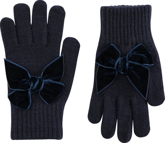 Cóndor Handschoenen Velvet Strik | 50.667.011 | Navy/Donkerblauw | Maat 6 jr