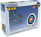 Puzzel Pijlen vliegen op het doel af bij het boogschieten - Legpuzzel - Puzzel 500 stukjes
