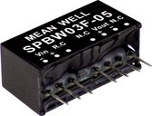 Mean Well SPBW03G-03 DC/DC-convertermodule 700 mA 3 W Aantal uitgangen: 1 x Inhoud 1 stuk(s)