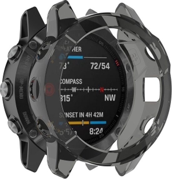 EMagTech 2 Custodie Protettive Trasparenti In TPU Per Garmin Fenix 6 / Fenix 6 Pro, Antiurto E Antigraffio