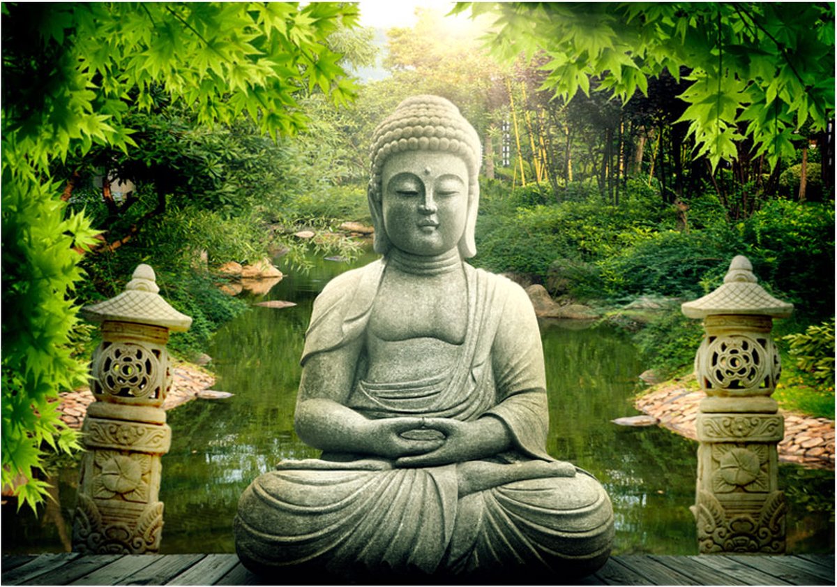 Fotobehang - Buddha's garden.