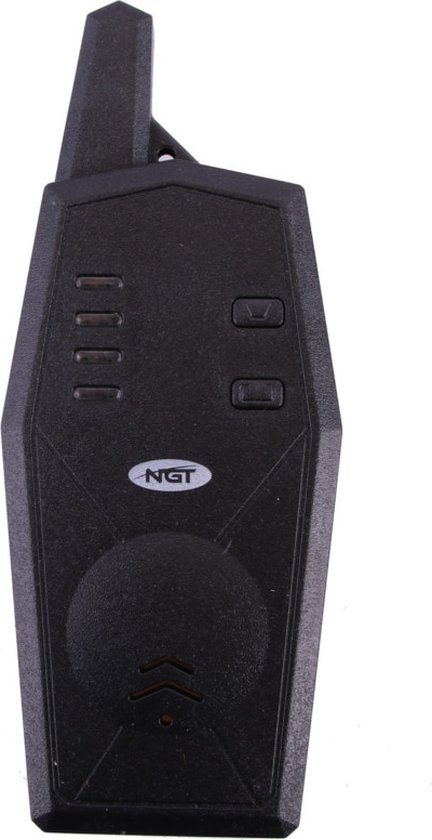 NGT Wireless Bite Alarm Set - 2 + 1 - Récepteur sans fil - Comprend des oreilles accrochées - Hauteur et volume réglables - Étanche - Zwart