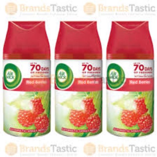 Air Wick Fresh Matic Winter Berries - 3 x 250 ml Voordeelverpakking