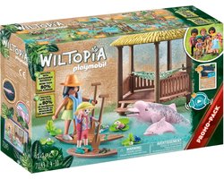 foto van PLAYMOBIL Wiltopia - Peddeltocht met de rivierdolfijnen - 71143