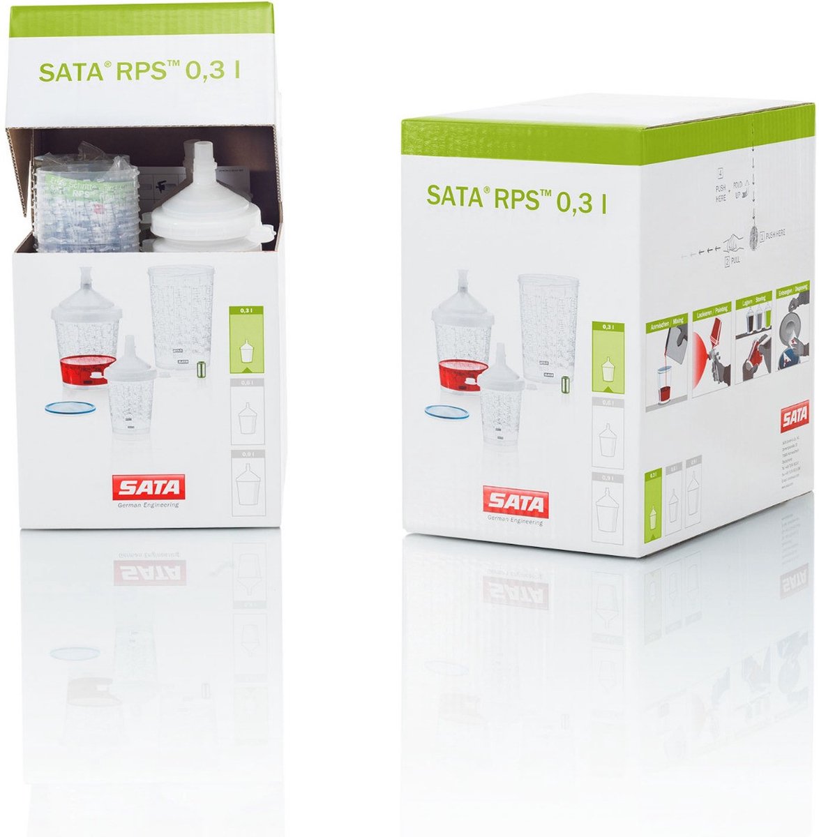 SATA RPS Systeem 0,3 liter - 125 micron
