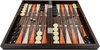 Afbeelding van het spelletje 3in1 Houten backgammon - met schaakbord en schaakstukken - maat L