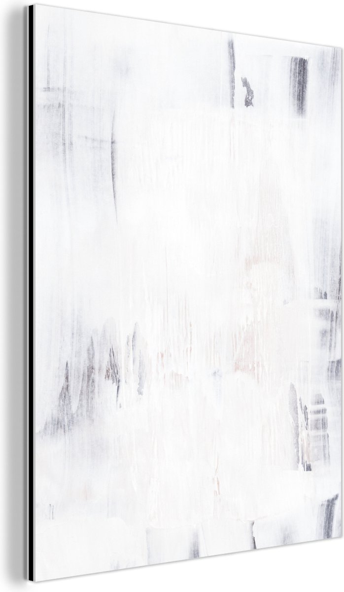 Wanddecoratie Metaal - Aluminium Schilderij Industrieel - Acrylverf - Verf - Design - 30x40 cm - Dibond - Foto op aluminium - Industriële muurdecoratie - Voor de woonkamer/slaapkamer