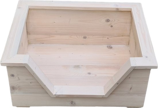 KADAX Honden En Kattenligbed Van Wilgenhout, Huisdierbed In Natuurlijke Kleur Hondenbed Kattenmand Ligstoel Voor Dieren Dierenbed Hondenslaapplaats Rustmand 11x50x38cm 651983904