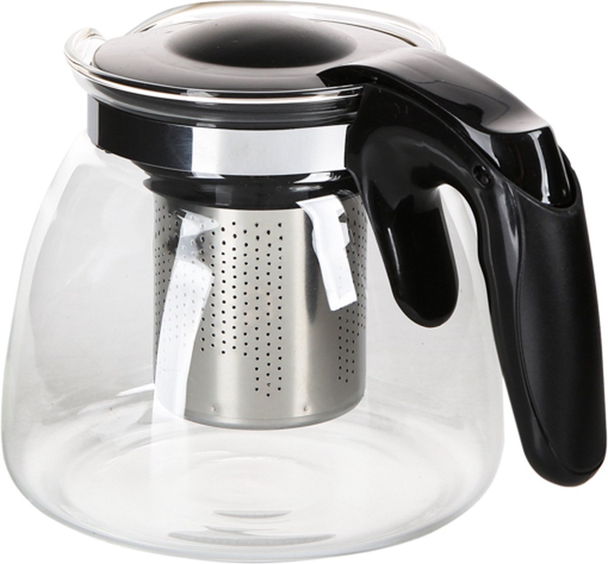 HOTUT Vierkante glazen theepot met infuser, 350 ml borosilicaat theepot, verwijderbare infuser theepot met onderzetter en sponsborstel, borosilicaatglazen theepot voor kookplaat, veilig voor bloeiende