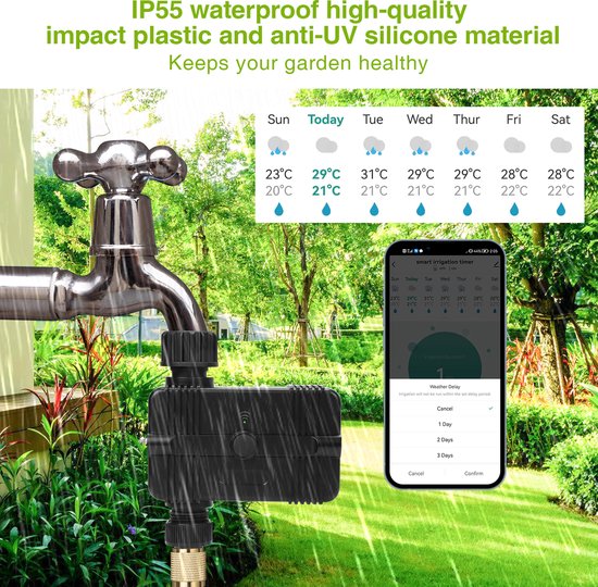 Watertimer - Waterpomp -Water Control- App Controle - Controle van de ...