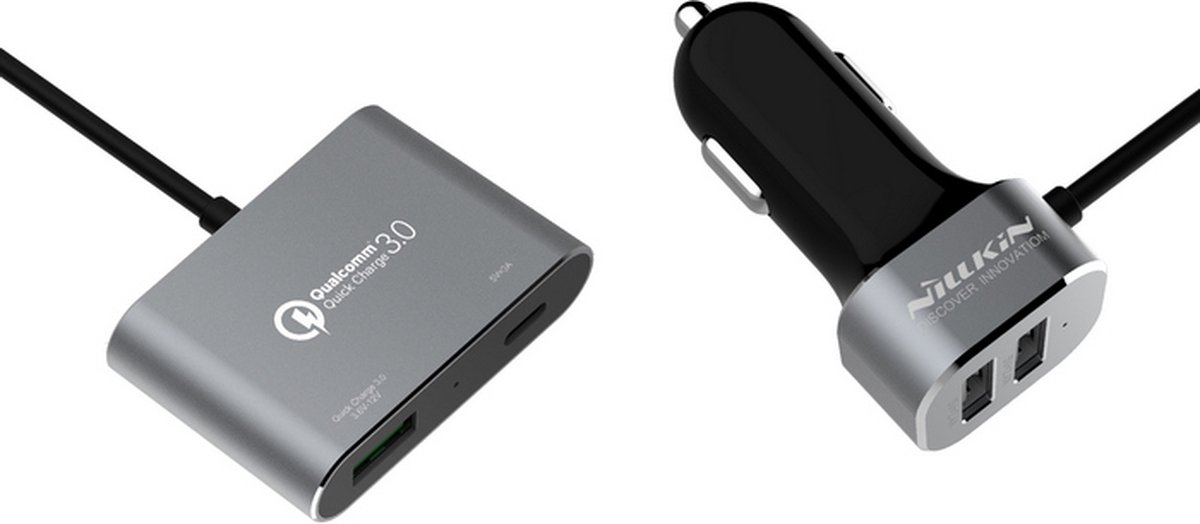 Nillkin PowerShare CarCharger Qualcomm Quick Charge (3.0) - Grijs