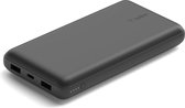Bol.com Belkin Boost-Up Charge 20.000 mAh Powerbank - USB-A naar USB-C-Kabel - 3-Poorts - geschikt voor iPhone - 15W - Zwart aanbieding