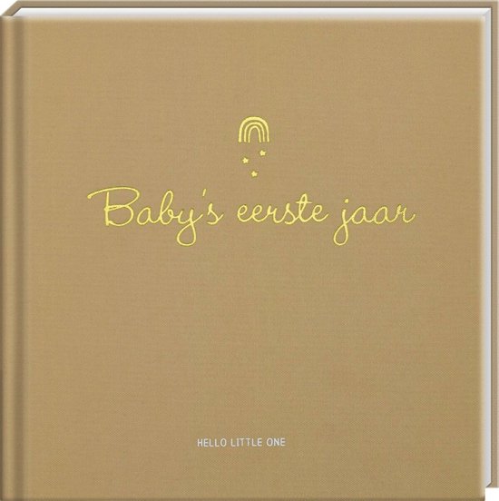 Design Letters Baby's First Book (Pink) - Keep the memories of your child's First Year Book, including envelopes and milestone cards and more, Scandinavian design, L: 25 x W: 25 cm